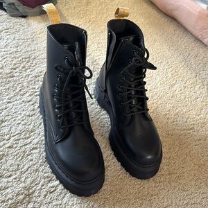 Black Combat Boots
